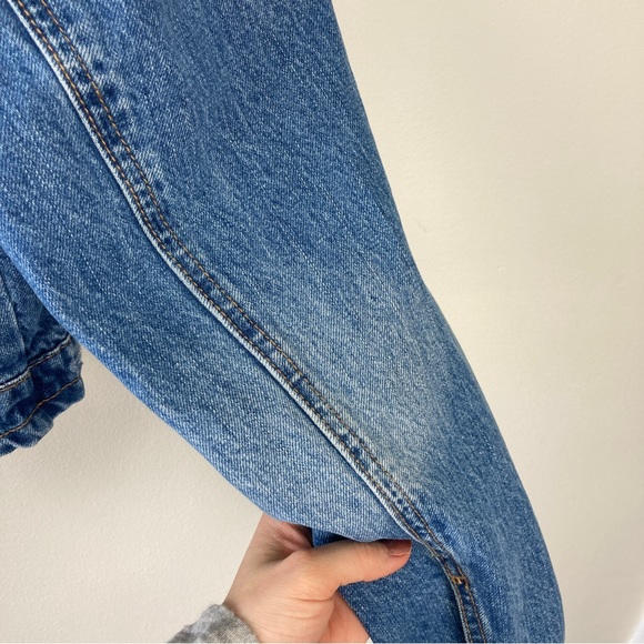 Blank NYC Crop Puff Sleeve Denim Jacket - Picture 10 of 12